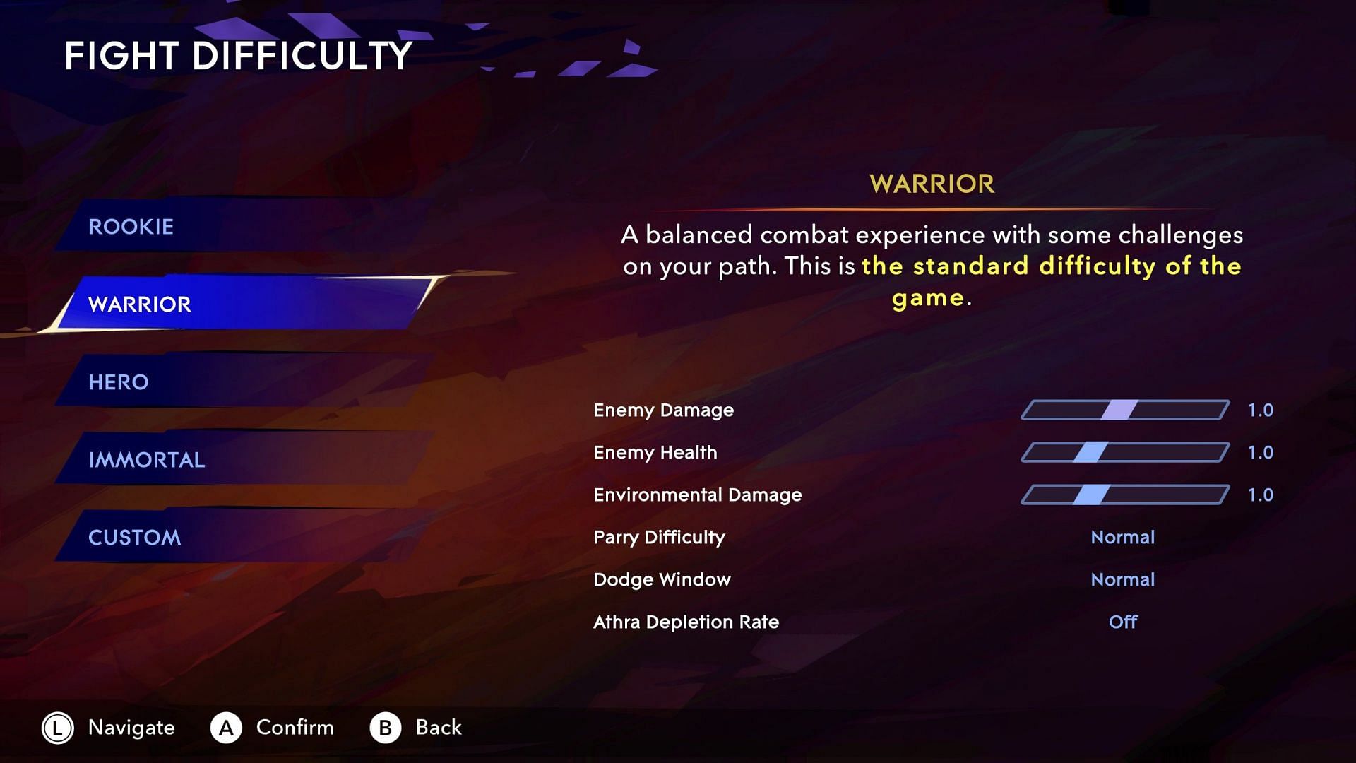 Players should make a pick depending on their skill level (Screenshot from Prince of Persia The Lost Crown)